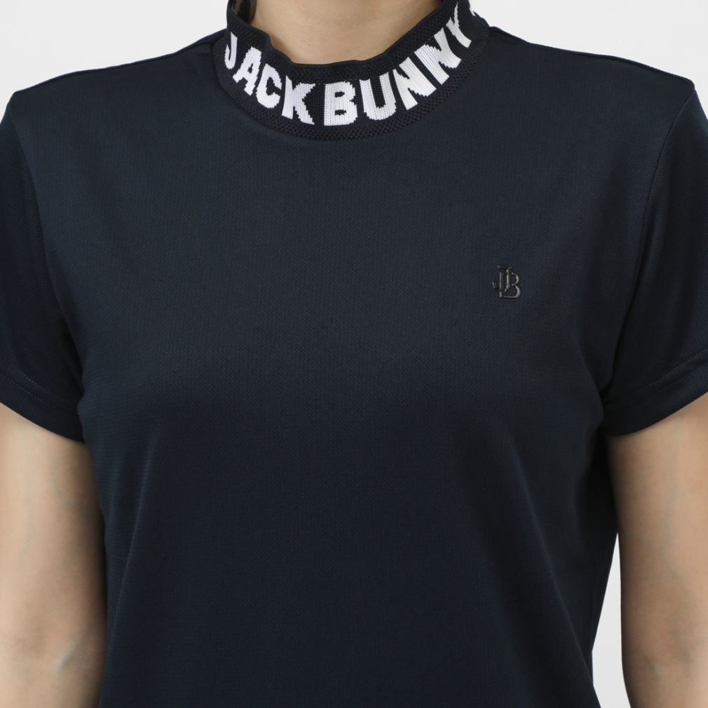 ジャック バニー レディース ゴルフウェア 半袖シャツ 秋 冬 ダブル