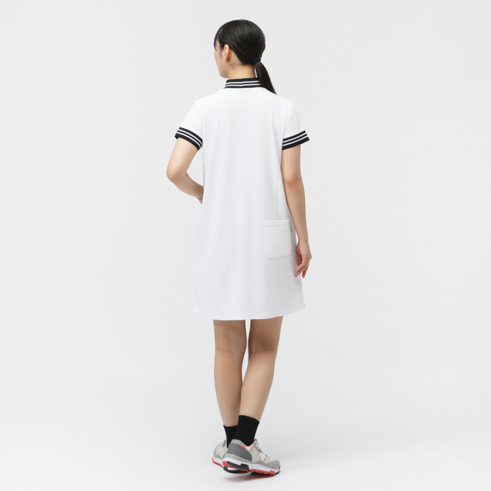 ジャック バニー レディース ゴルフウェア 半袖ワンピース 秋 冬