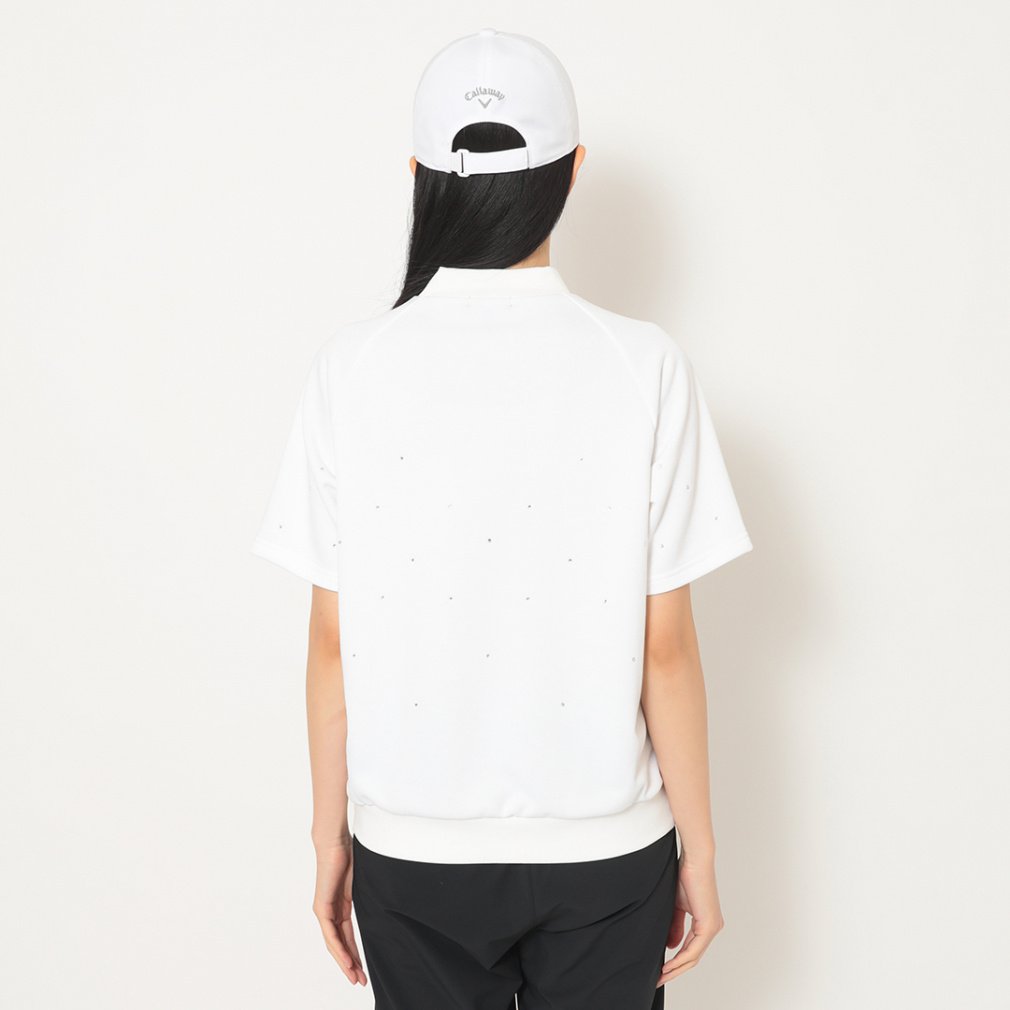 キャロウェイ レディース ゴルフウェア 半袖シャツ 秋 冬 半袖クルー