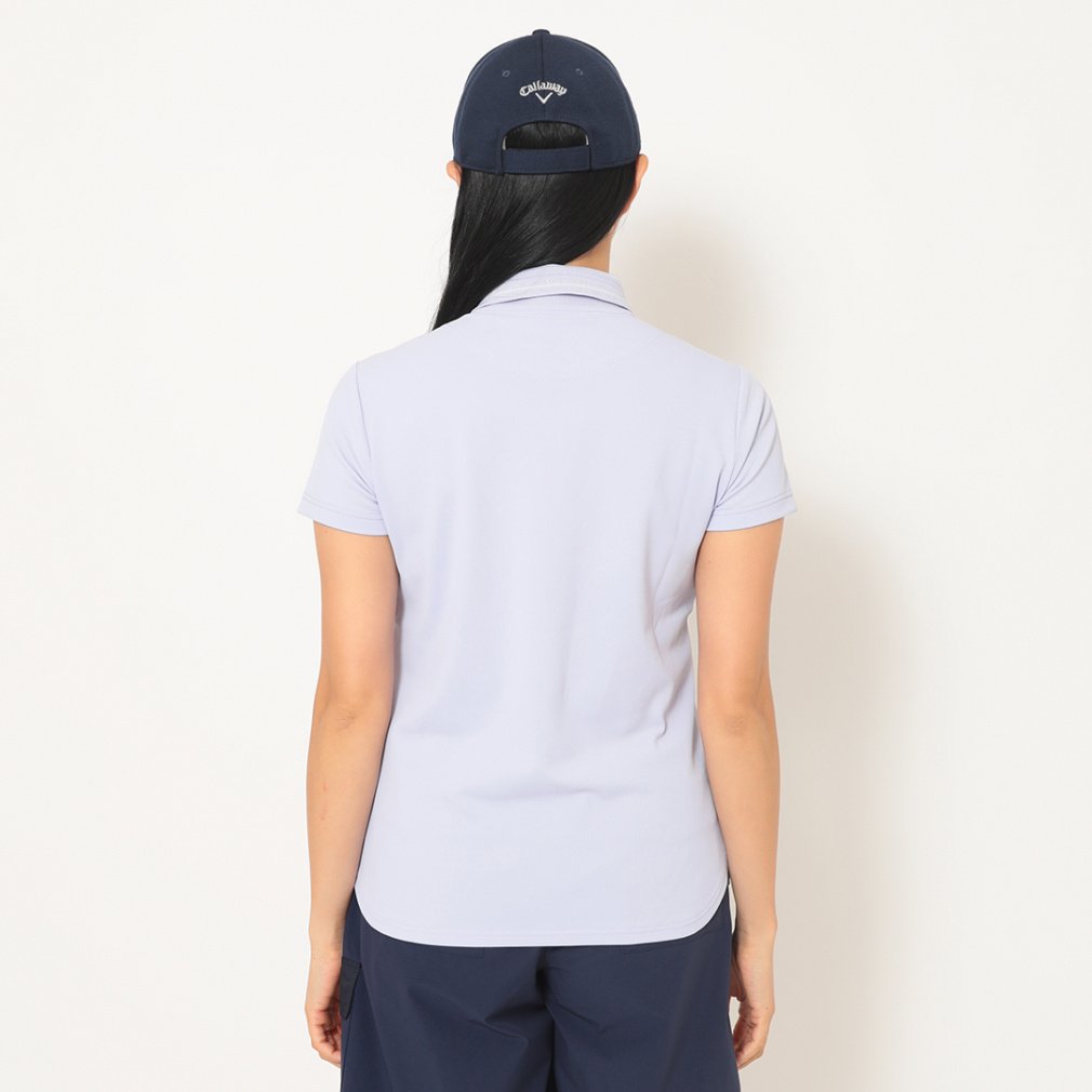 キャロウェイ レディース ゴルフウェア 半袖シャツ 秋 冬 オニカノコ