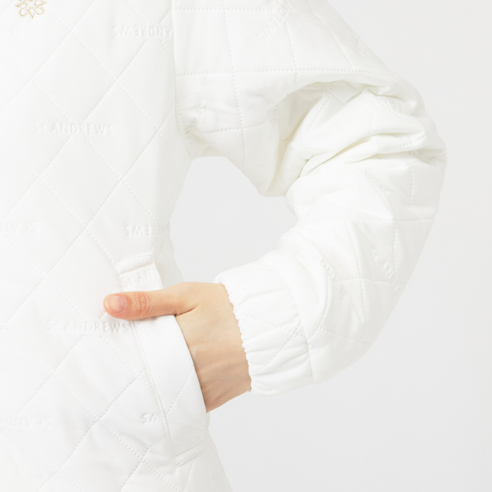 セントアンドリュース レディース ゴルフウェア 中綿ジャケット 秋 冬