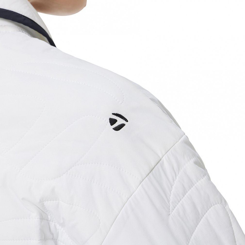 【週末限定】テーラーメイド　中綿ジャケット　メンズゴルフ用アウター　ホワイト　L テーラーメイド レディース ゴルフウェア ダウンジャケット 秋 冬 W