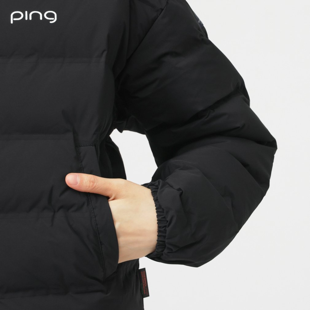 ピン レディース ゴルフウェア 中綿ジャケット 秋 冬 中綿フーディー