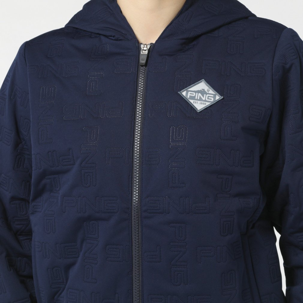 ピン レディース ゴルフウェア 長袖ウインドブレーカー 秋 冬 23FW