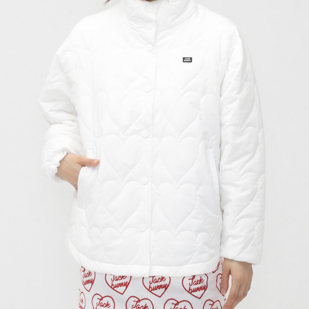 ジャック バニー レディース ゴルフウェア 中綿ジャケット 秋 冬