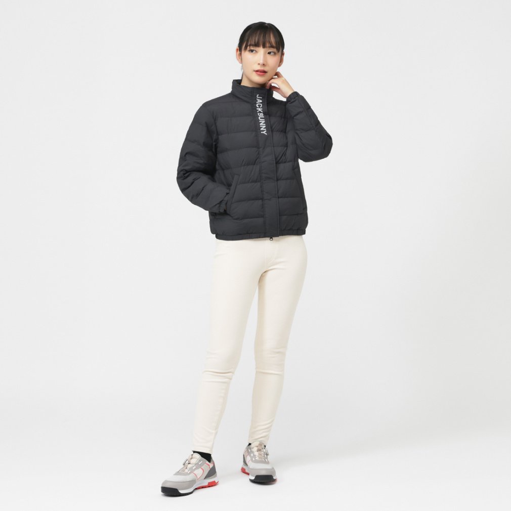 ジャック バニー レディース ゴルフウェア 中綿ジャケット 秋 冬 薄