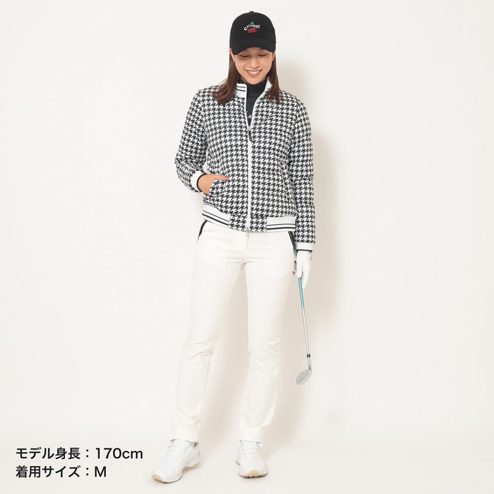 キャロウェイ レディース ゴルフウェア 中綿ジャケット 秋 冬 スター