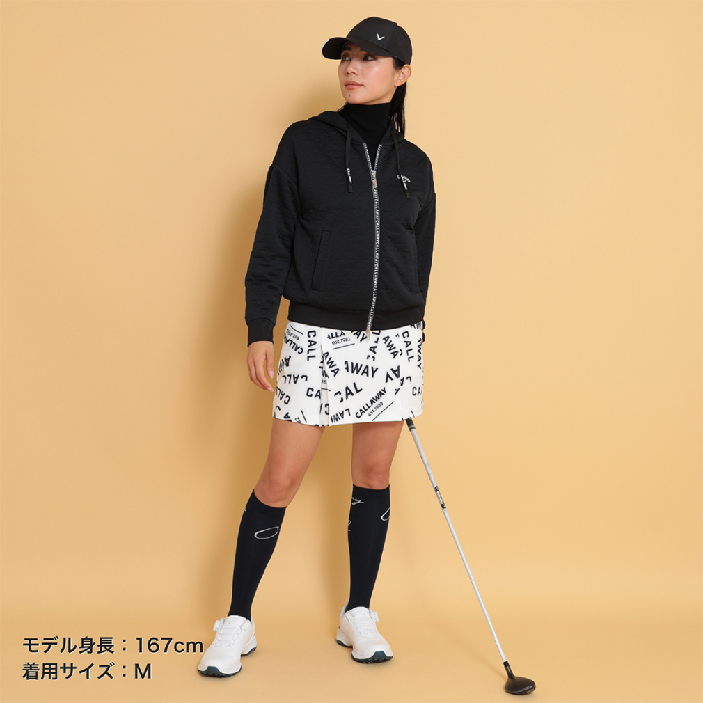 キャロウェイ レディース ゴルフウェア 中綿ジャケット 秋 冬 キルト
