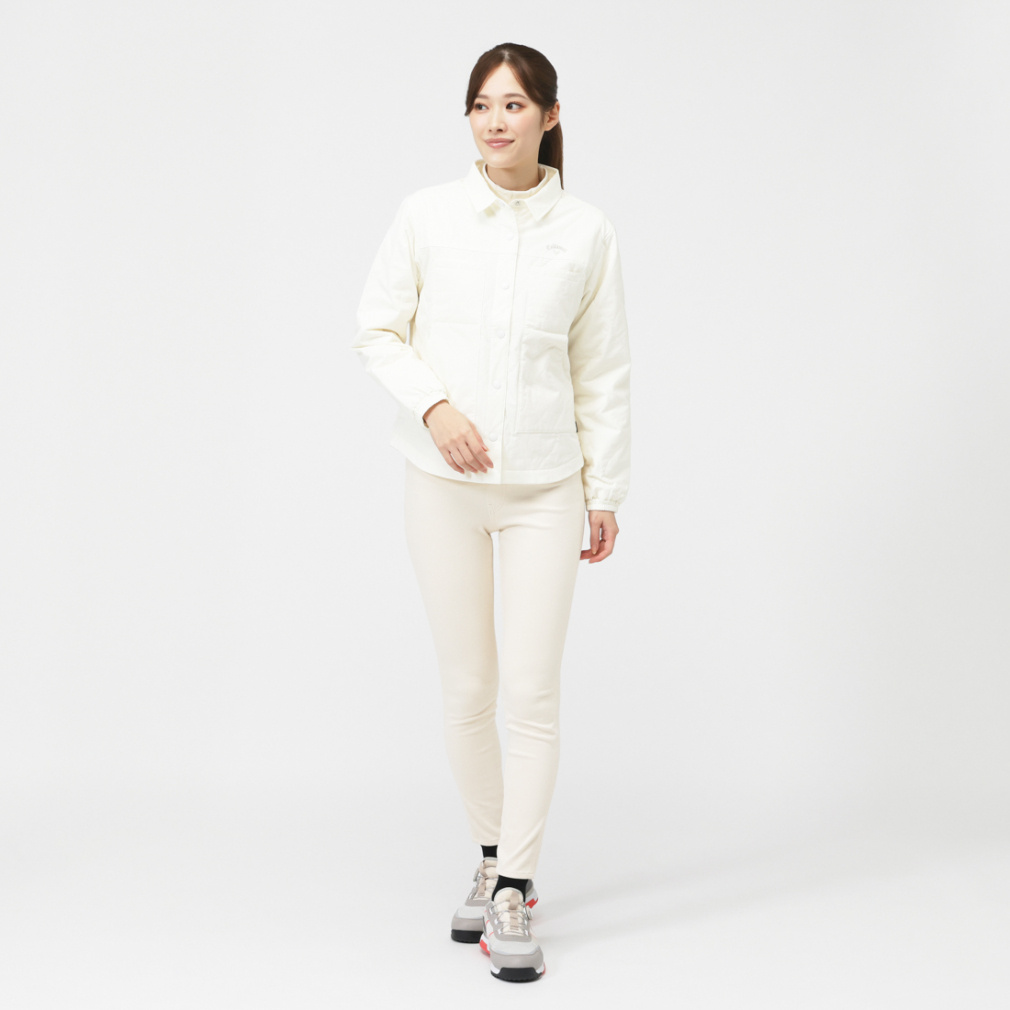 キャロウェイ レディース ゴルフウェア 中綿ジャケット 秋 冬 8WAY