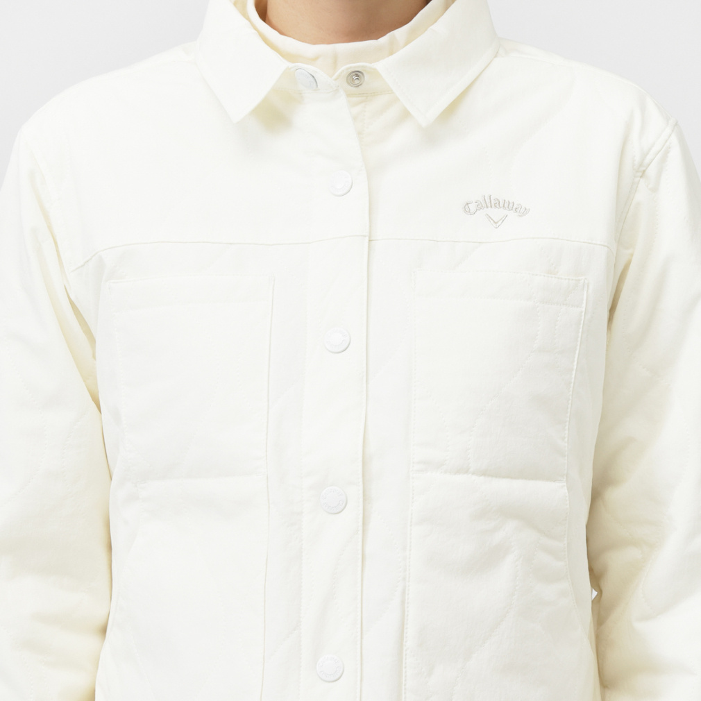 Callaway レディース ゴルフ ジャケット ホワイト Callaway レディース ジャケット L
