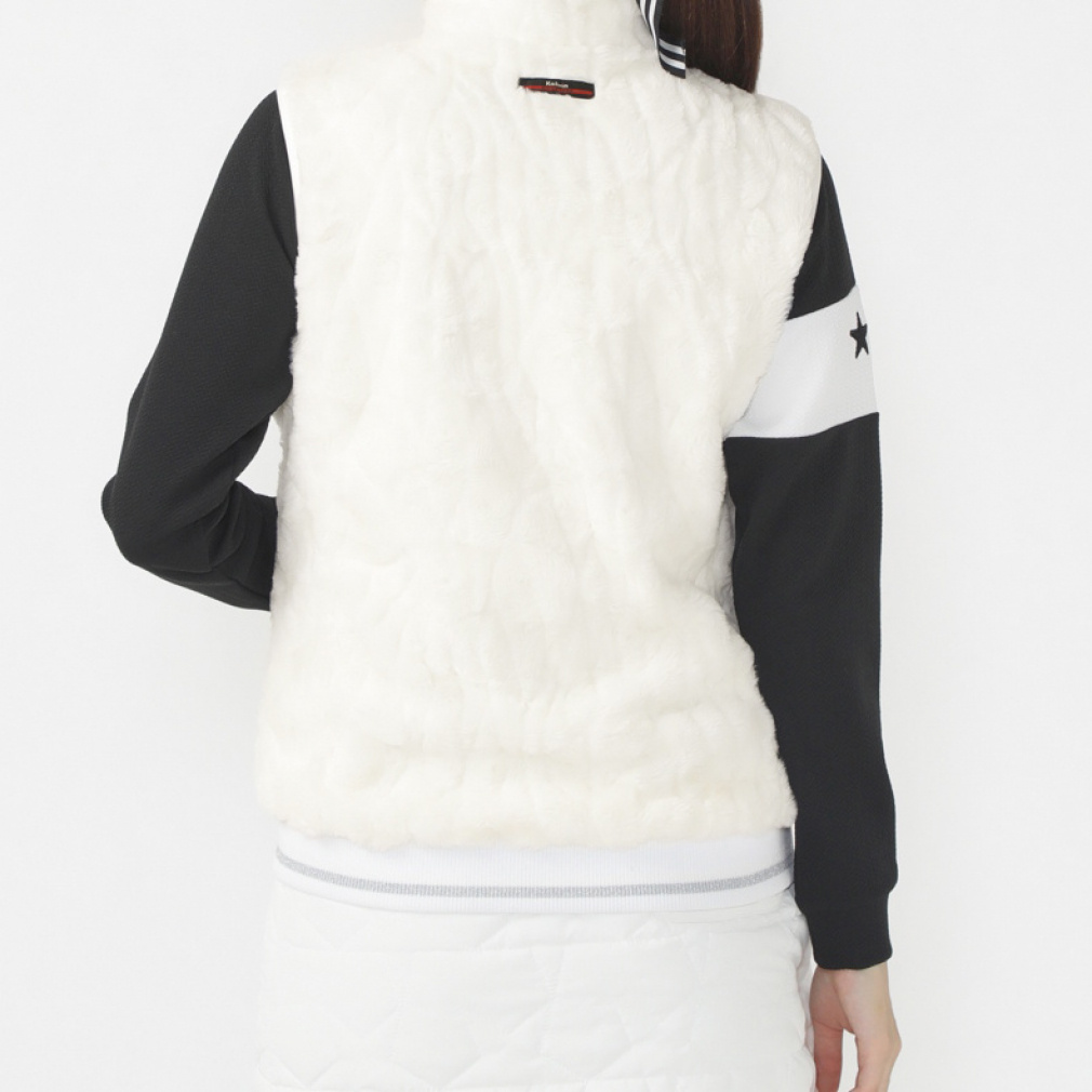 コルウィン レディース ゴルフウェア ウインドベスト 秋 冬 ボアベスト