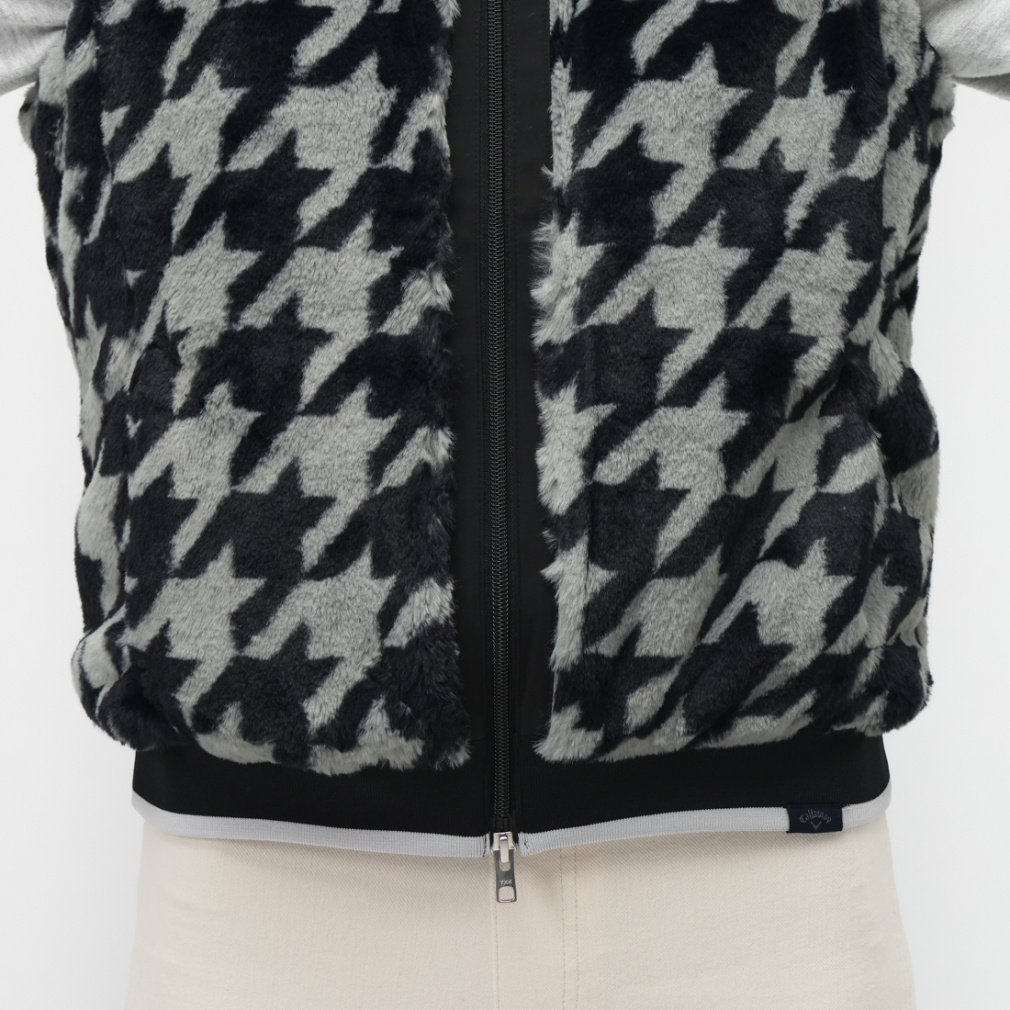 キャロウェイ レディース ゴルフウェア ウインドベスト 秋 冬 千鳥