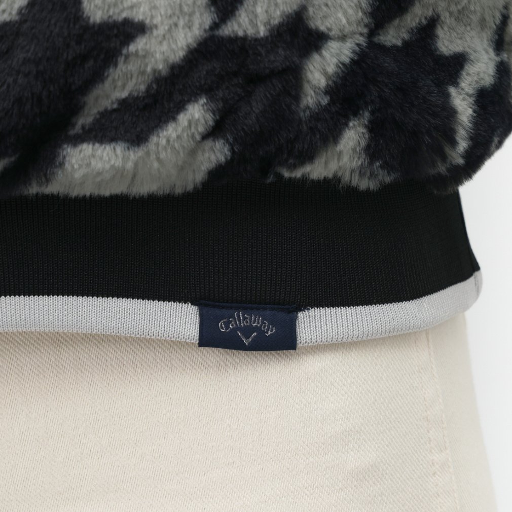 キャロウェイ レディース ゴルフウェア ウインドベスト 秋 冬 千鳥