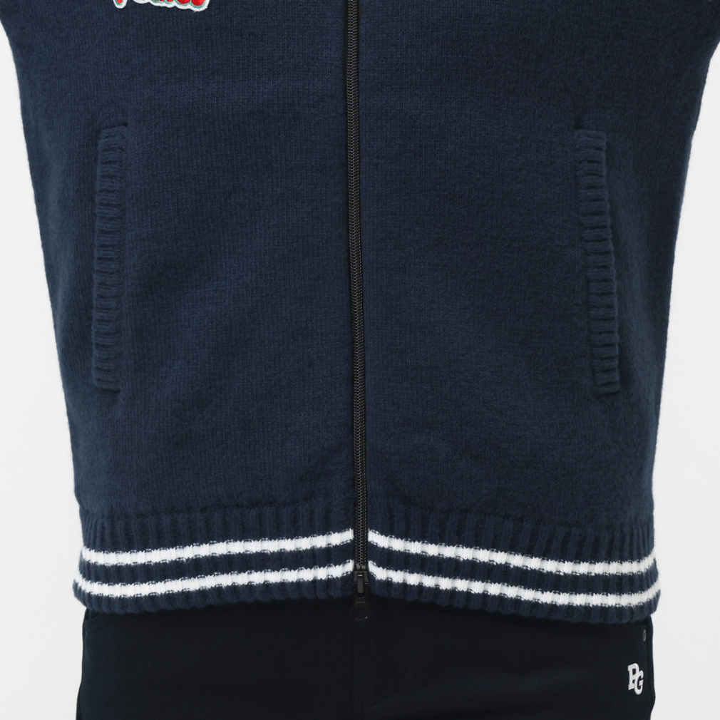 パーリーゲイツ レディース ゴルフウェア 長袖セーター 秋 冬 7G部分