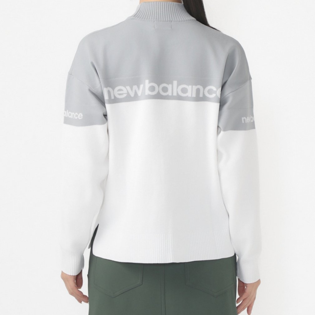 ニューバランス レディース ゴルフウェア 長袖セーター 秋 冬 MOCK