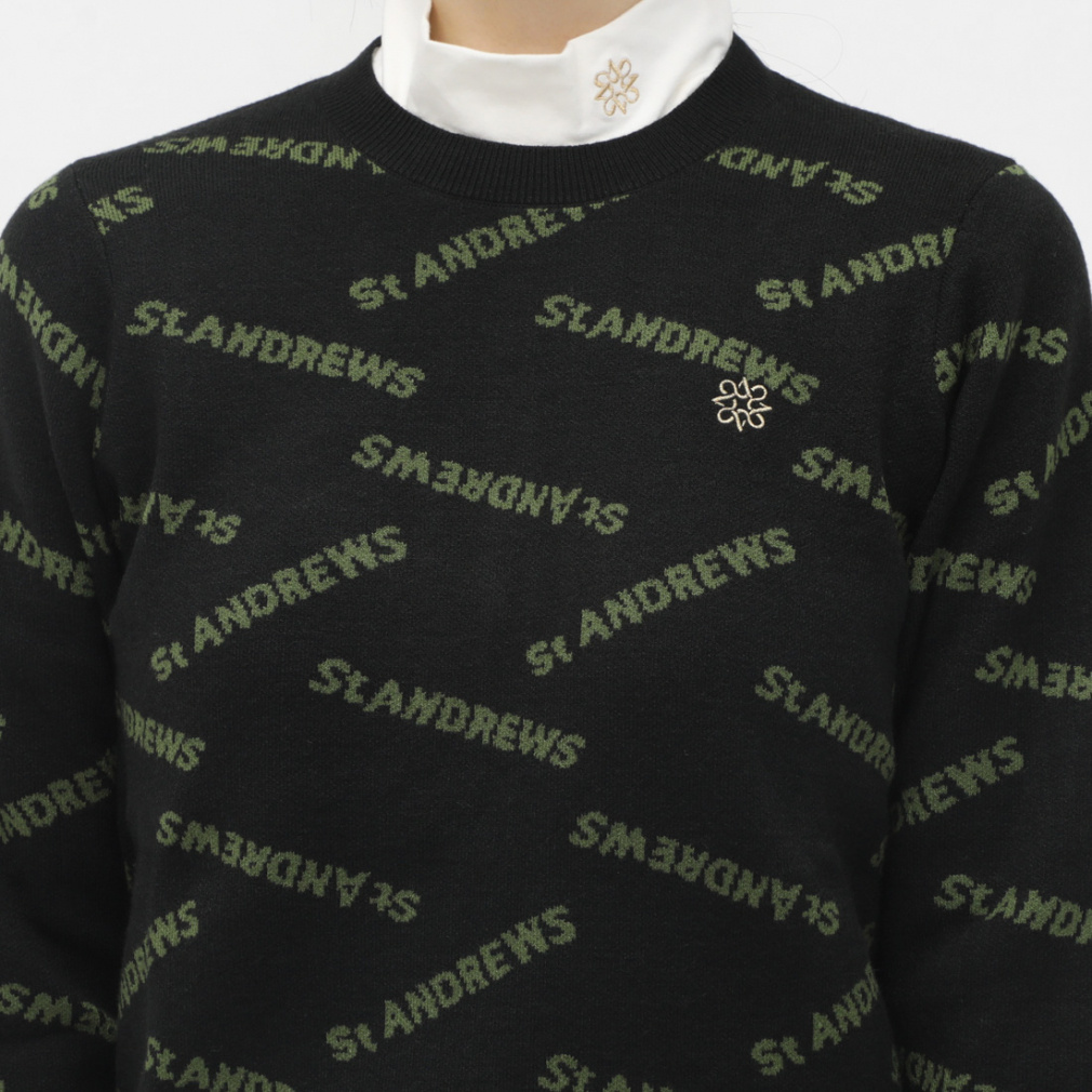 セントアンドリュース レディース ゴルフウェア 長袖セーター 秋 冬