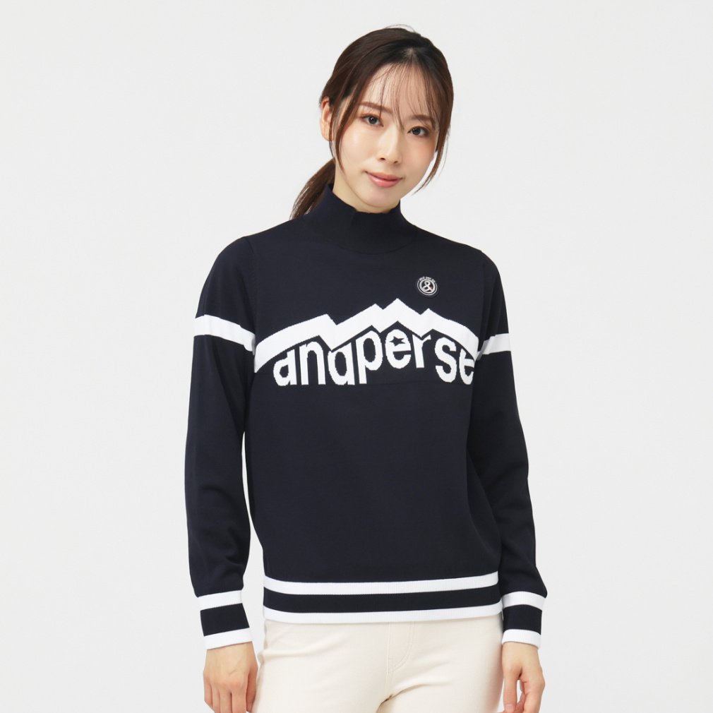 レディース ゴルフ セーター ハイネック3L ANTIQUA GOLF ハイネックニット レディース 送料無料・再入荷 メール便