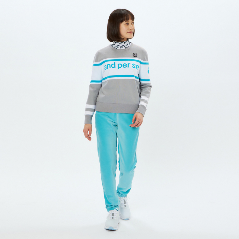 アンパスィ ゴルフ レディース用 防風ニットジャケット【レッド/Ｍ】美品 アンパスィ ゴルフ レディース用 防風ニットジャケット【レッド