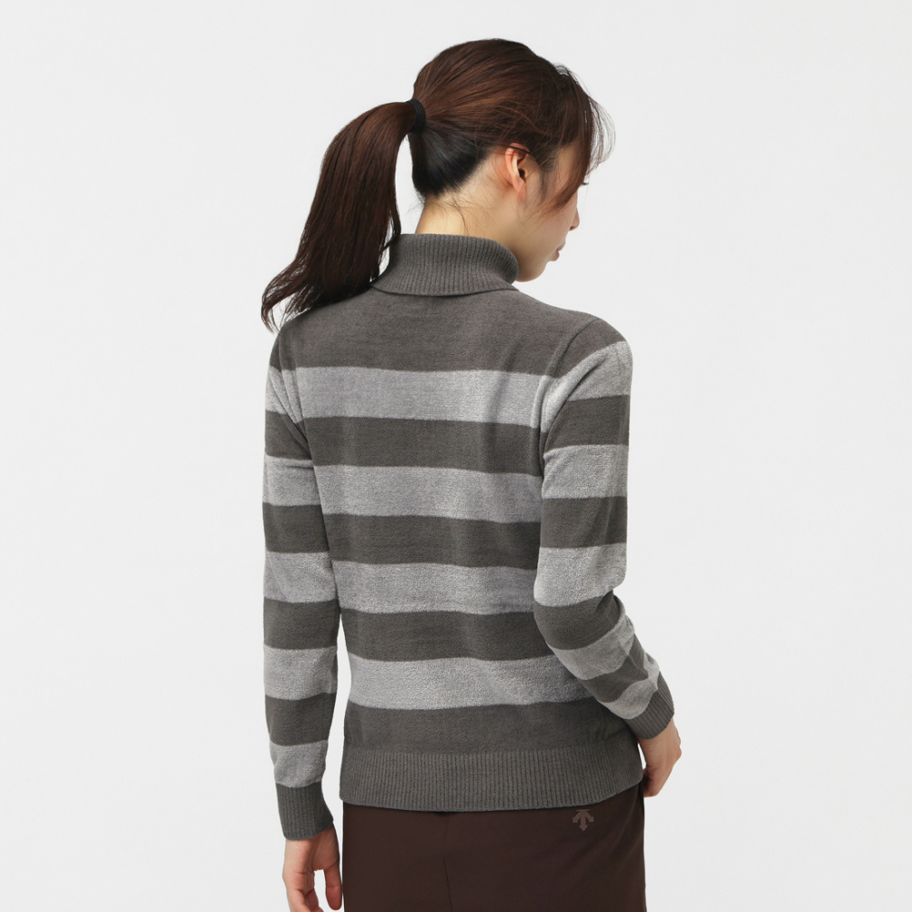 デサント ゴルフ レディース ゴルフウェア 長袖セーター 秋 冬