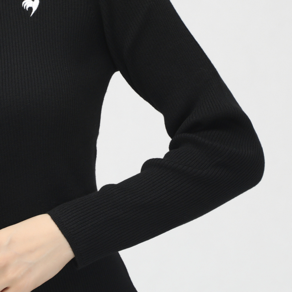 デュラス ルコックコラボ ハイネックセーター Mサイズ 希少 ルコックスポルティフ ゴルフ レディース ゴルフウェア 長袖セーター