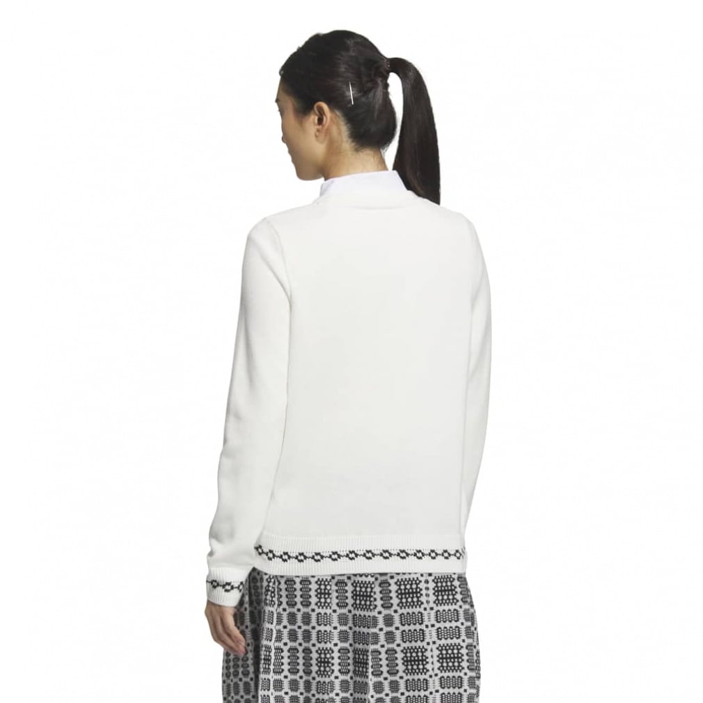 アディダス レディース ゴルフウェア 長袖セーター 秋 冬