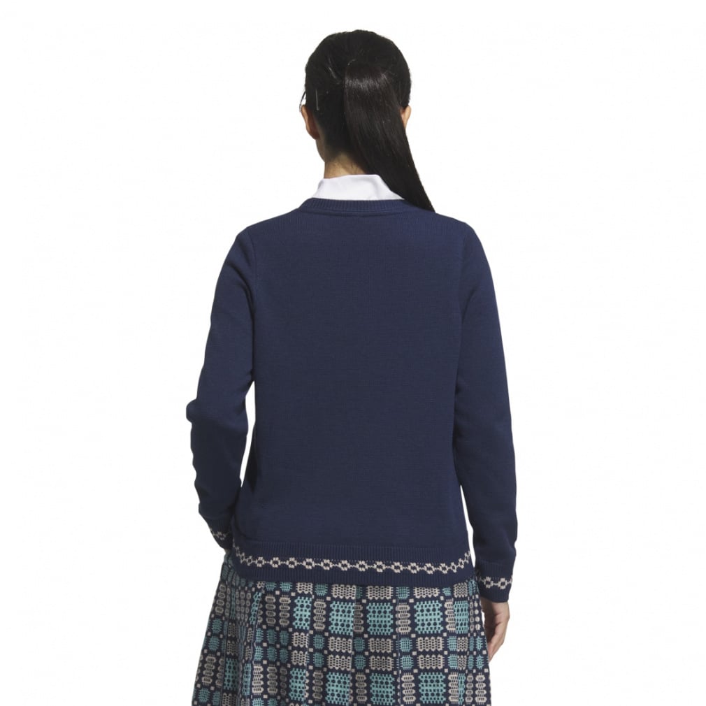 アディダス レディース ゴルフウェア 長袖セーター 秋 冬