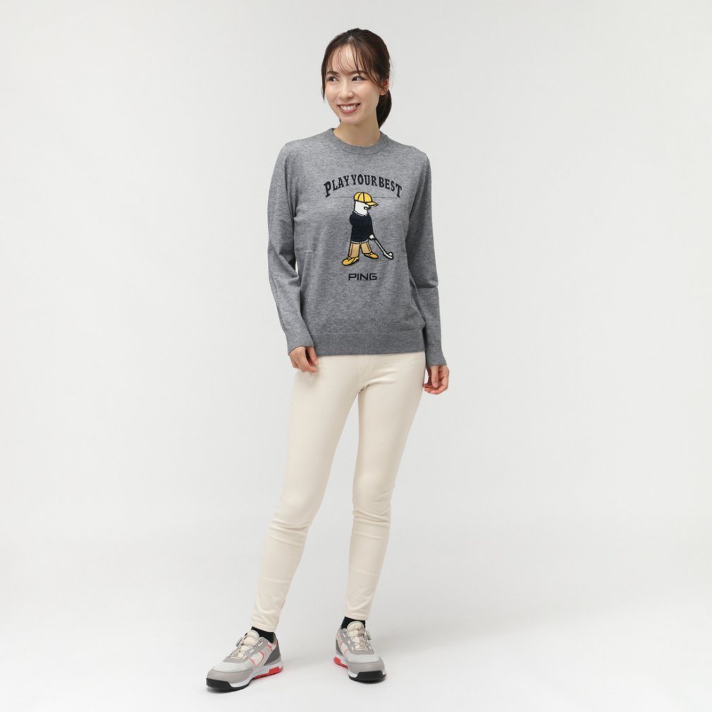 Mr. ジャカードクルーネックニット 6225270901｜Alpen Online