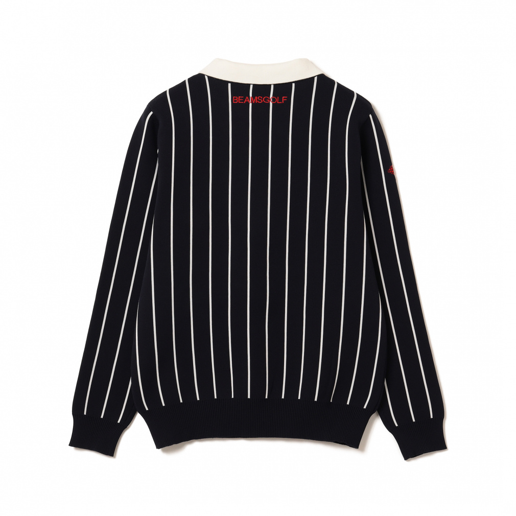 ビームスゴルフ レディース ゴルフウェア 長袖セーター 秋 冬 ORANGE