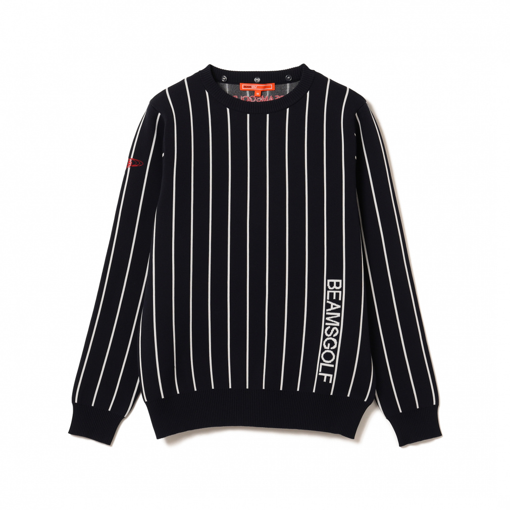 ビームスゴルフ レディース ゴルフウェア 長袖セーター 秋 冬 ORANGE