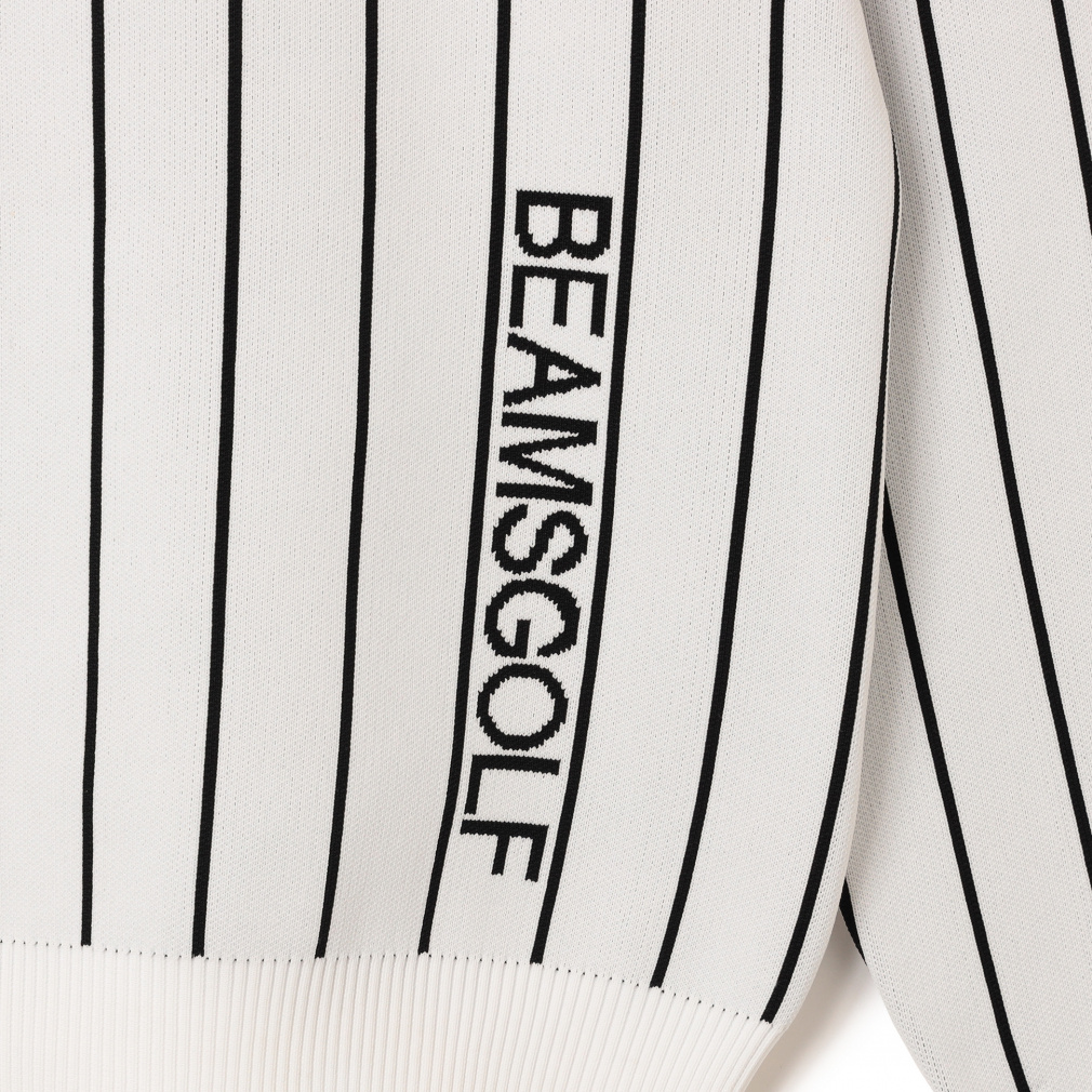 ビームスゴルフ レディース ゴルフウェア 長袖セーター 秋 冬 ORANGE