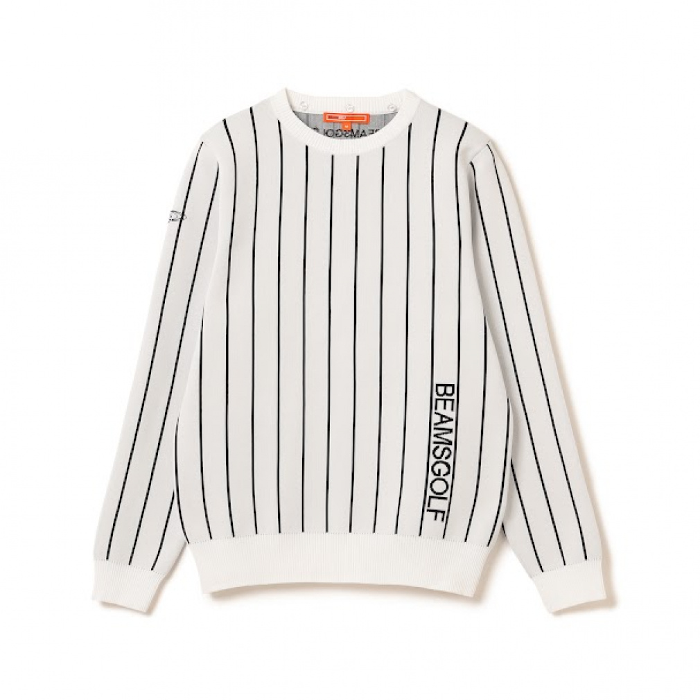 ビームスゴルフ レディース ゴルフウェア 長袖セーター 秋 冬 ORANGE