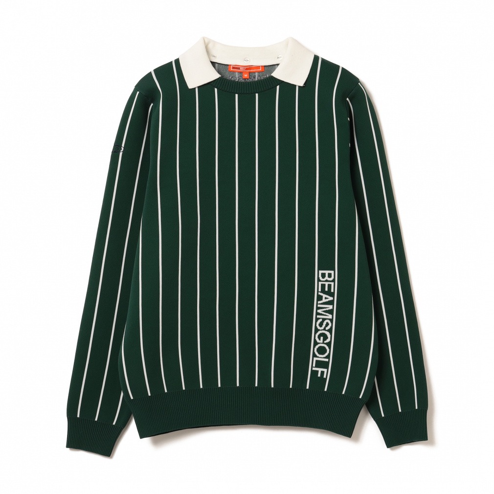 ビームスゴルフ レディース ゴルフウェア 長袖セーター 秋 冬 ORANGE