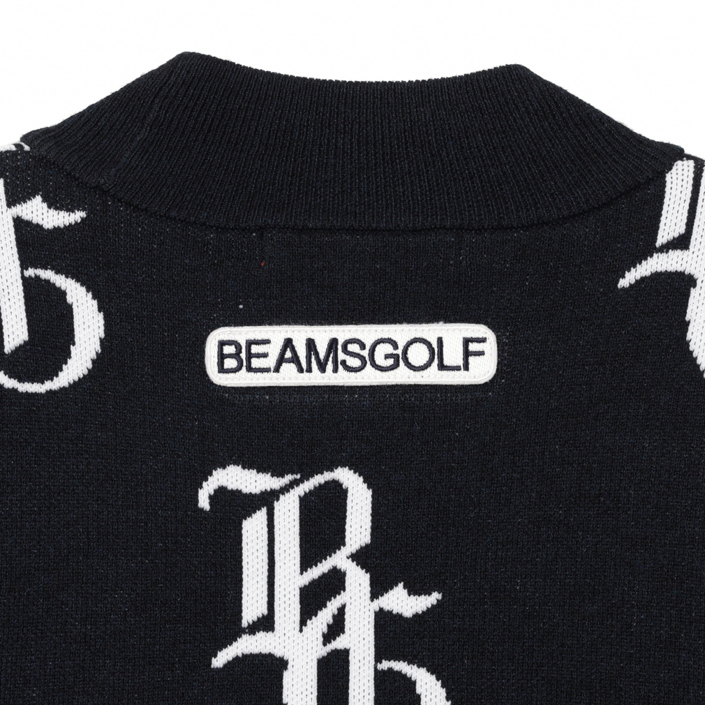 ビームスゴルフ レディース ゴルフウェア 長袖セーター 秋 冬 ORANGE