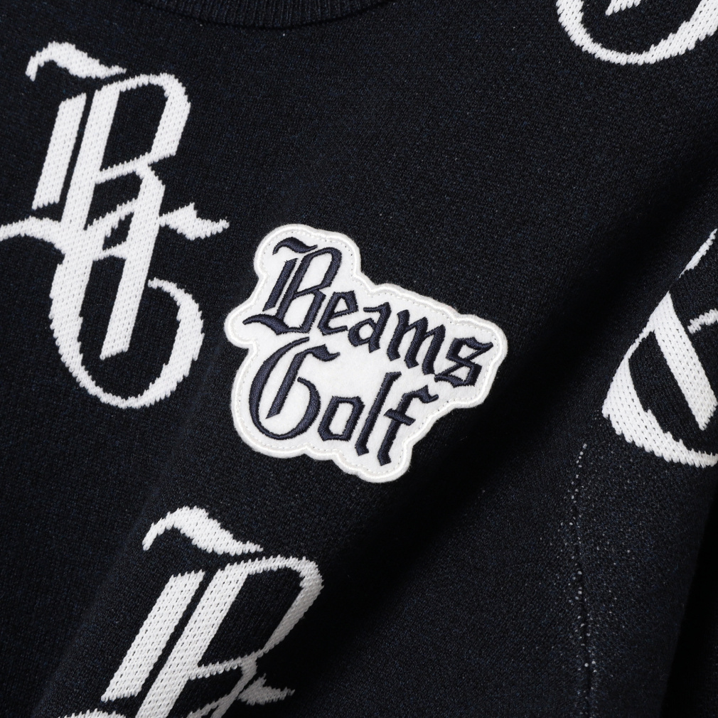 ビームスゴルフ レディース ゴルフウェア 長袖セーター 秋 冬 ORANGE