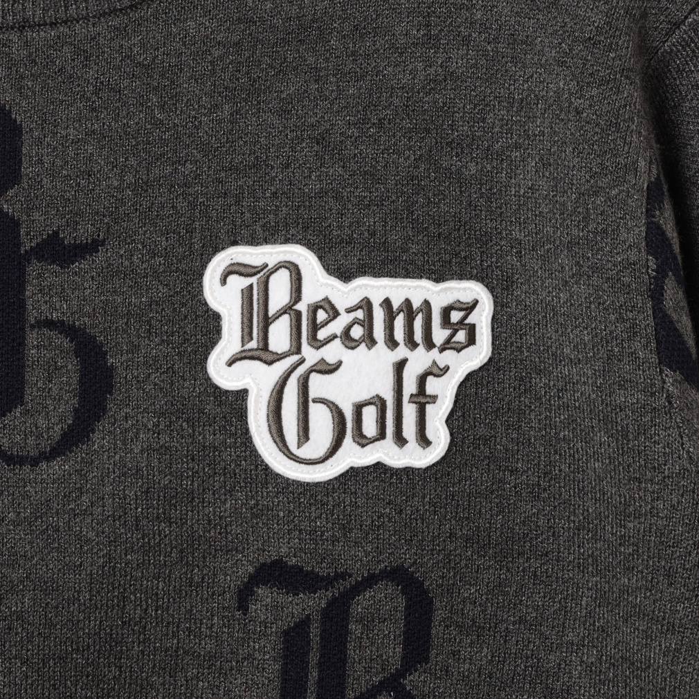 ビームスゴルフ レディース ゴルフウェア 長袖セーター 秋 冬 ORANGE