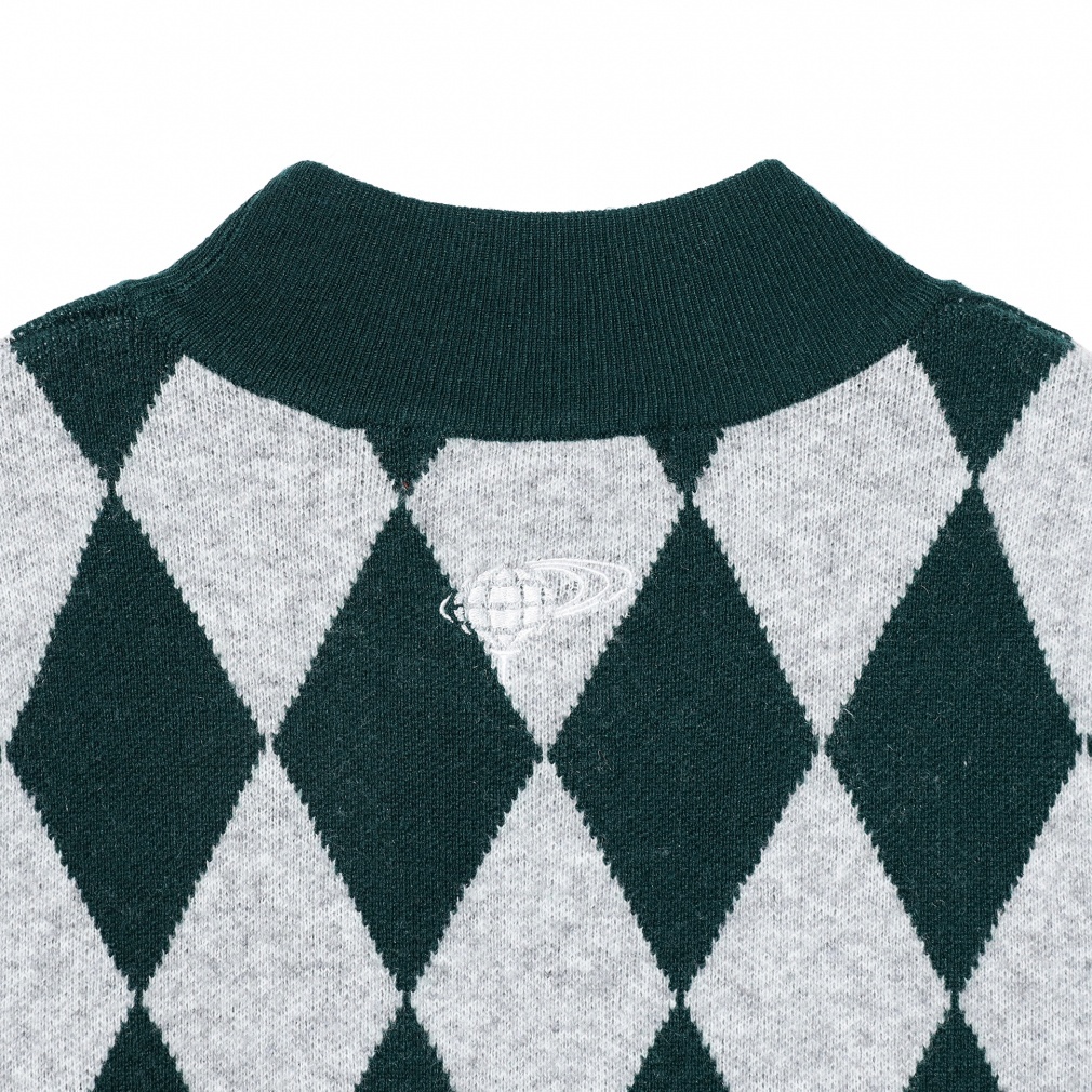 ビームスゴルフ レディース ゴルフウェア 長袖セーター 秋 冬 ORANGE