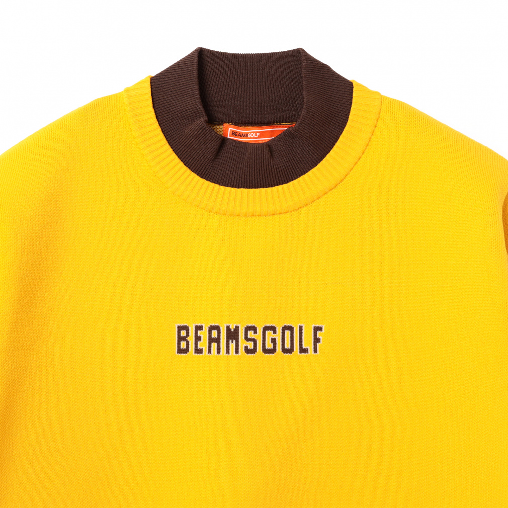 ビームスゴルフ レディース ゴルフウェア 長袖セーター 秋 冬 ORANGE