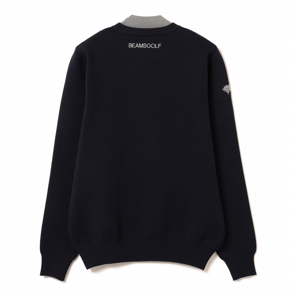 ビームスゴルフ レディース ゴルフウェア 長袖セーター 秋 冬 ORANGE