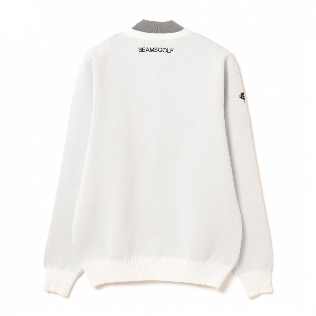 ビームスゴルフ レディース ゴルフウェア 長袖セーター 秋 冬 ORANGE