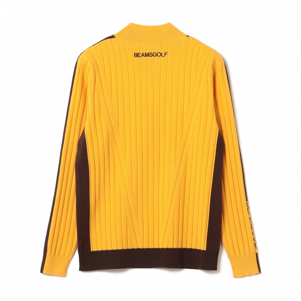 ビームスゴルフ レディース ゴルフウェア 長袖セーター 秋 冬 ORANGE