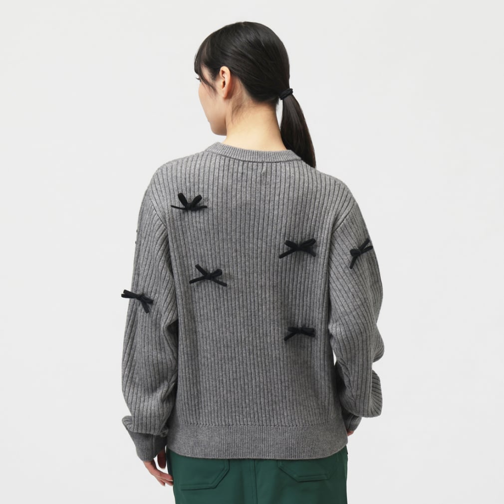 ジャック バニー レディース ゴルフウェア 長袖セーター 秋 冬 7G2PLY