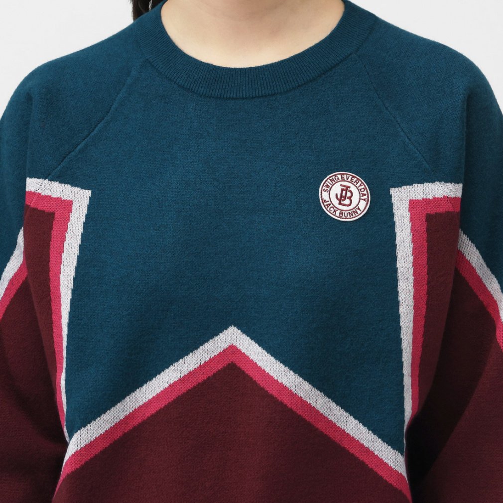 ジャック バニー レディース ゴルフウェア 長袖セーター 秋 冬 12G