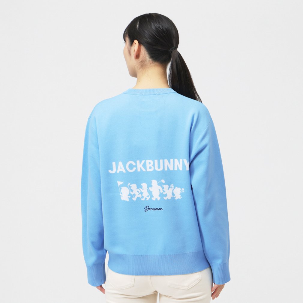 ジャック バニー レディース ゴルフウェア 長袖セーター 秋 冬