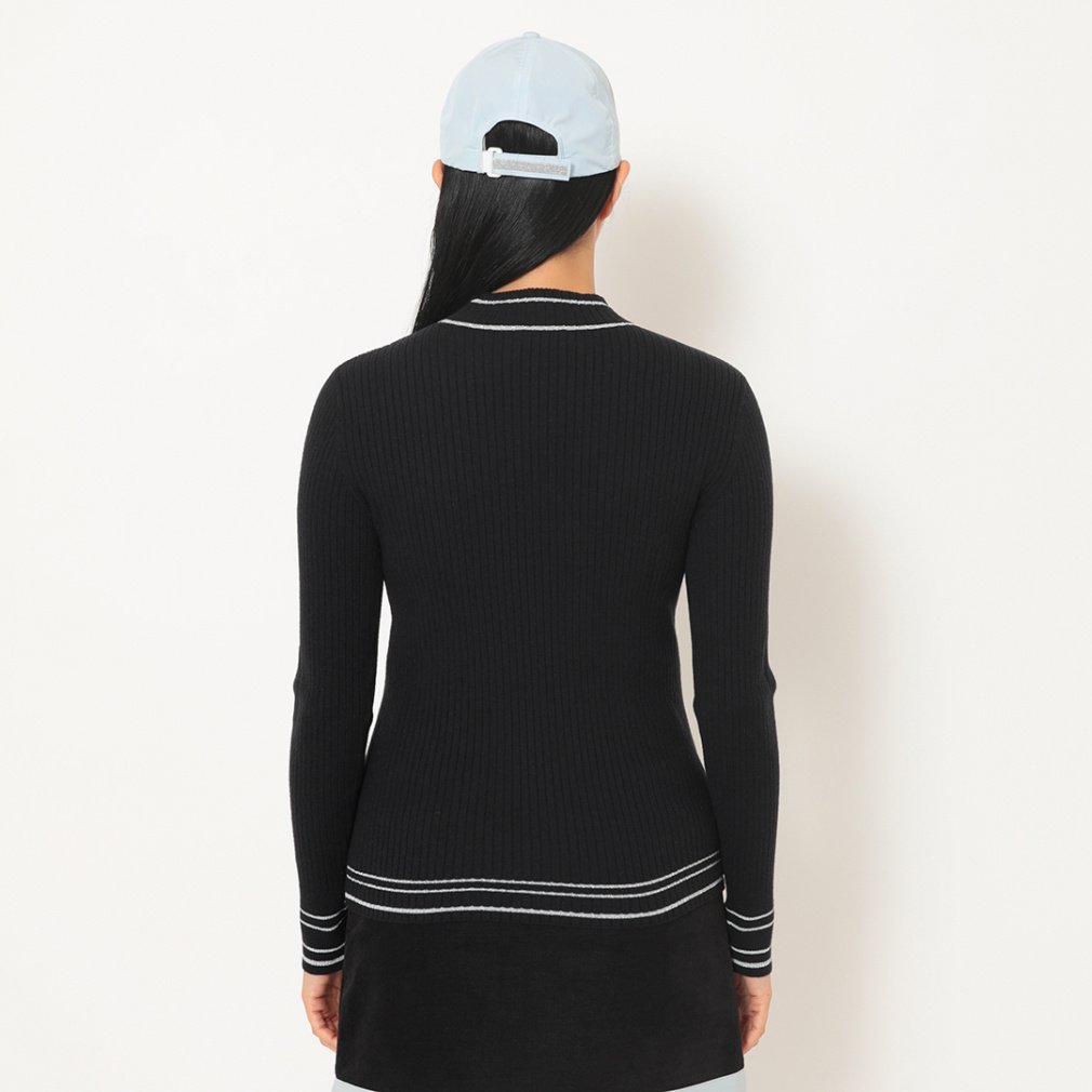 キャロウェイ レディース ゴルフウェア 長袖セーター 秋 冬 ハイネック