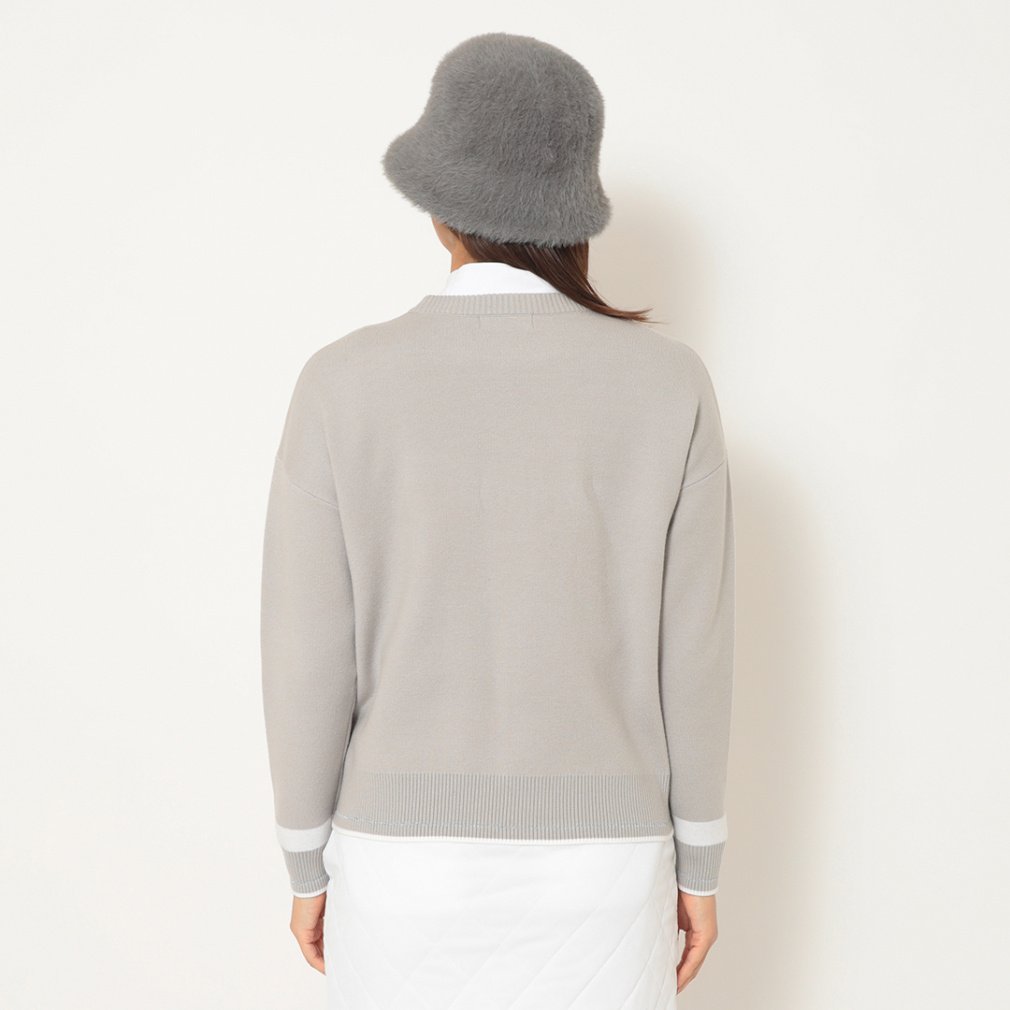 キャロウェイ レディース ゴルフウェア 長袖セーター 秋 冬 クルー