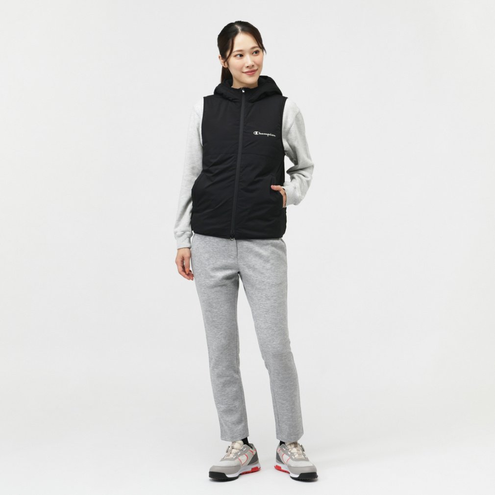 チャンピオン レディース ゴルフウェア ウインドベスト 秋 冬 中綿