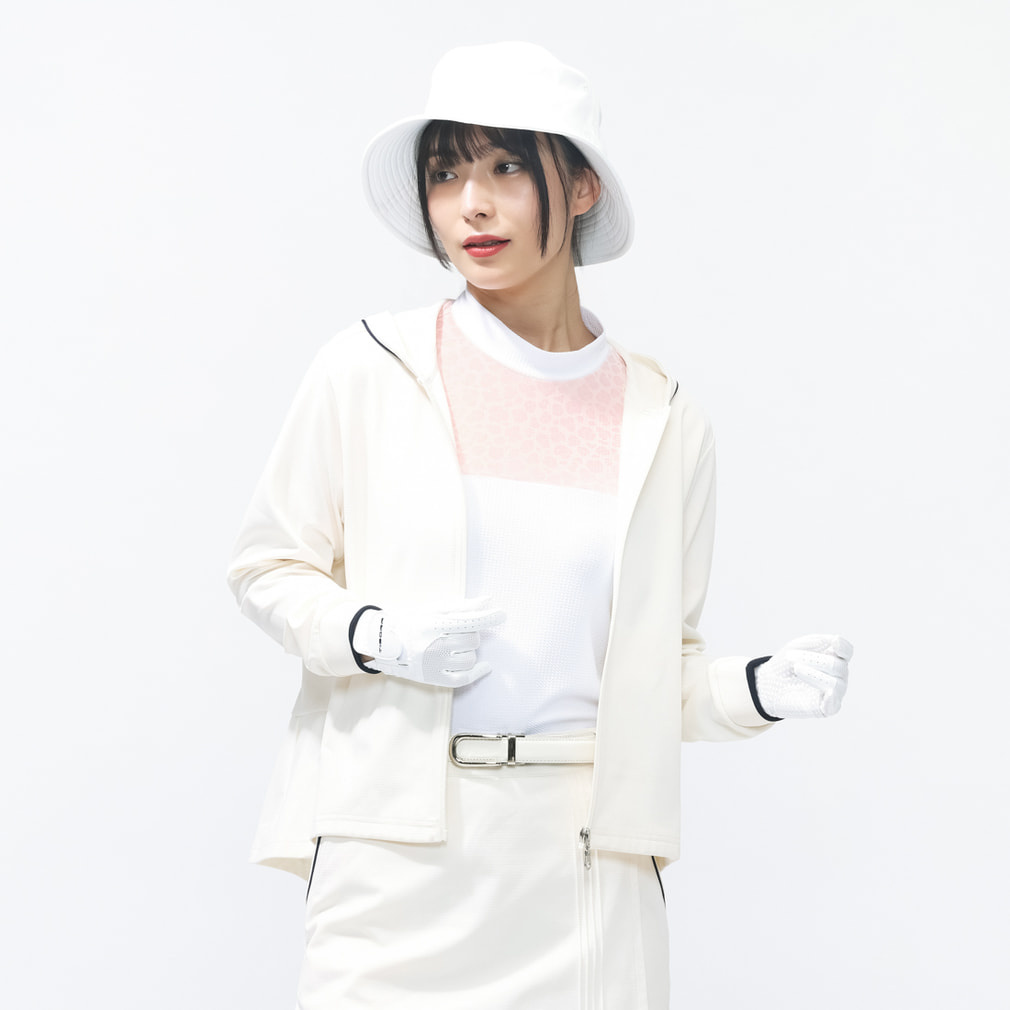 ティゴラ レディース ゴルフウェア 長袖トレーナー 春 夏 フルZIP
