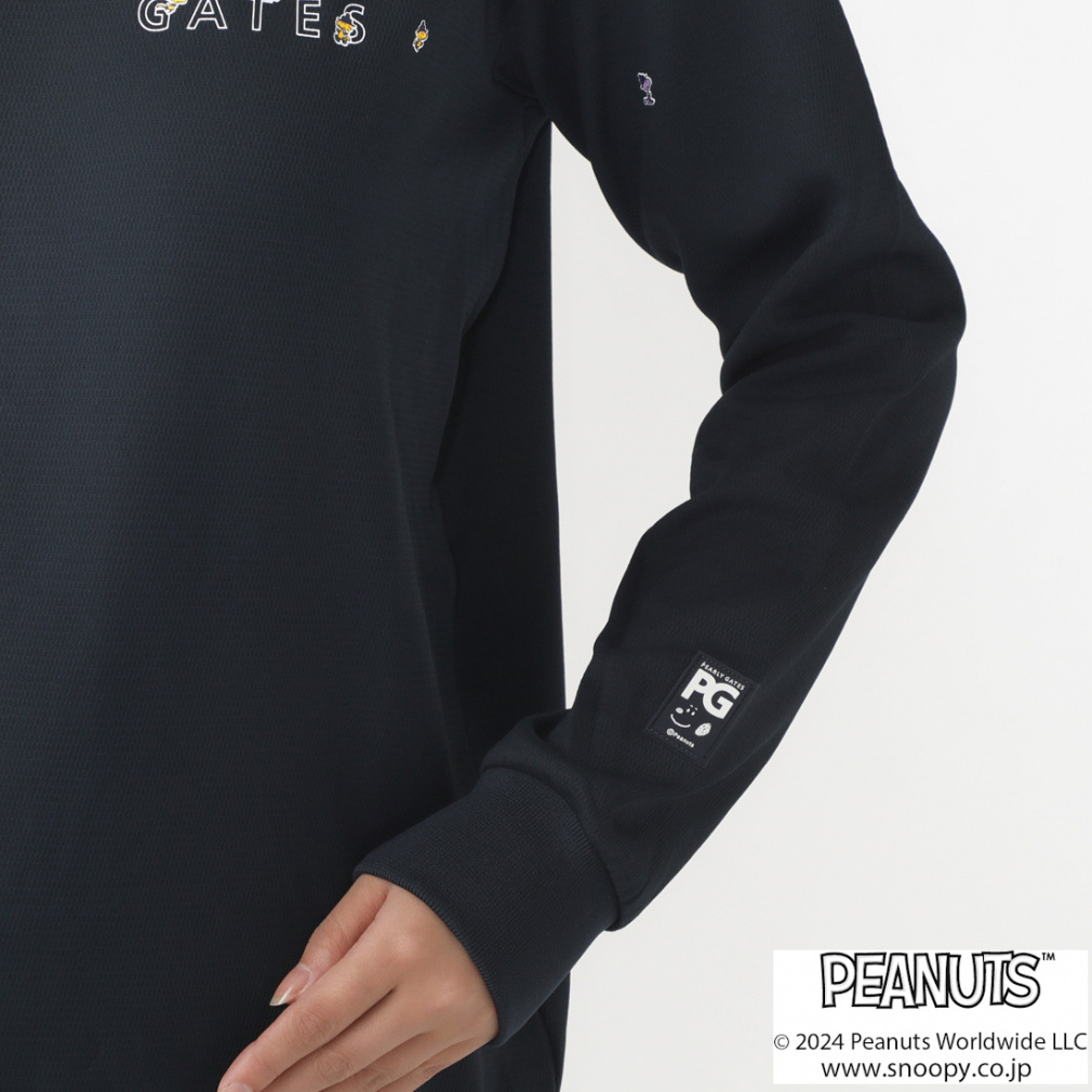 パーリーゲイツ レディース ゴルフウェア 長袖トレーナー 秋 冬 SNOOPY