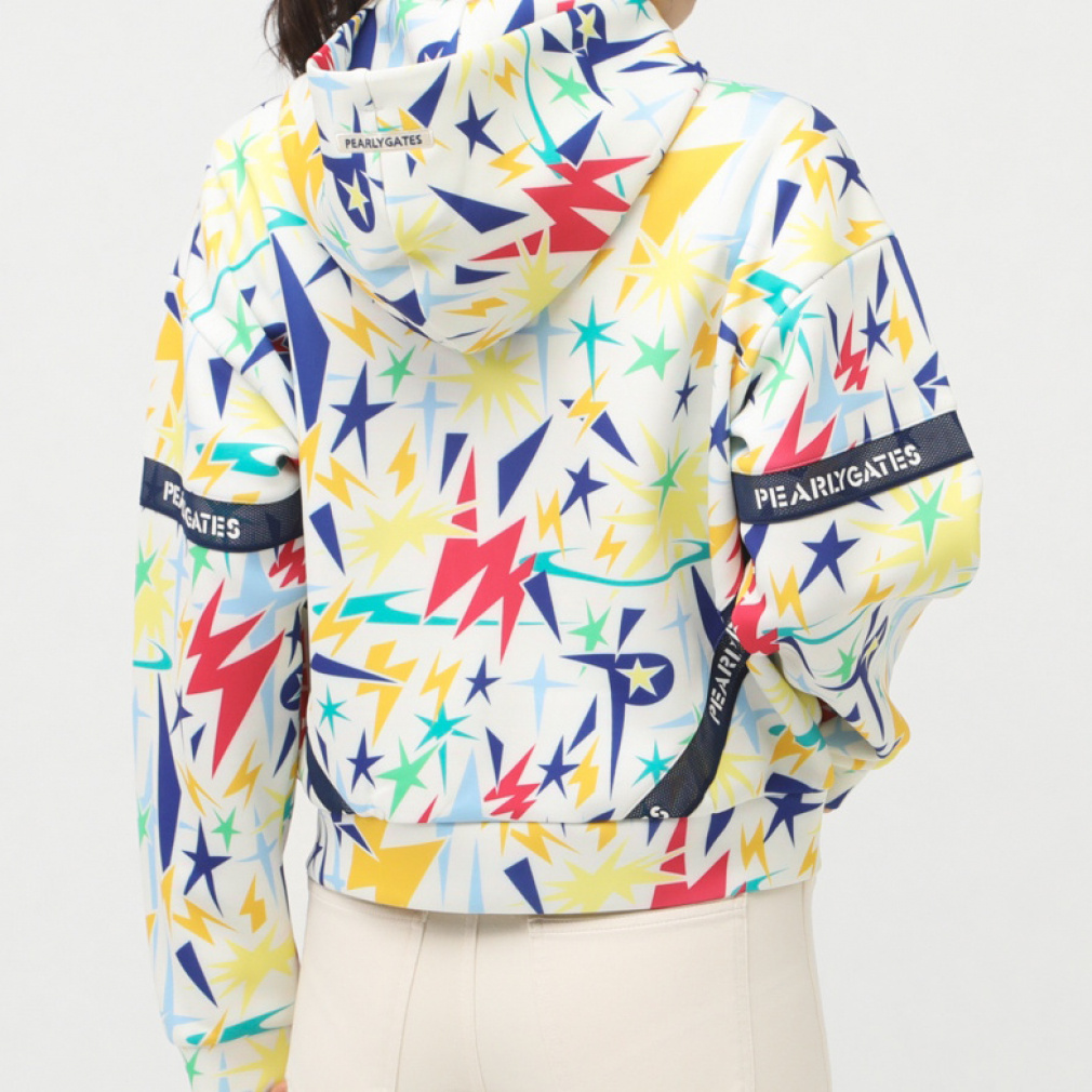 パーリーゲイツ レディース ゴルフウェア 長袖トレーナー 秋 冬 鹿の子