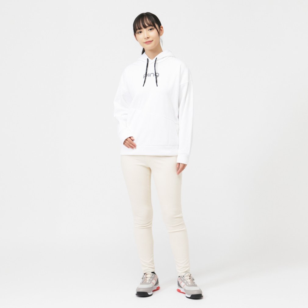 ピン レディース ゴルフウェア 長袖トレーナー 秋 冬 アシンメトリー